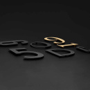 Lettre De Maison Home - Noir