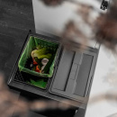 Poubelle De Tri Sélectif - Select Base Eco - Gris Foncé