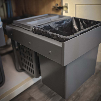 Poubelle De Tri Sélectif - Select Base Eco - Gris Foncé