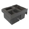 Poubelle De Tri Sélectif - Select Side 600 Eco - Gris Foncé