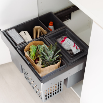 Poubelle De Tri Sélectif - Select Side 600 Eco - Gris Foncé