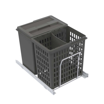 Poubelle De Tri Sélectif - Select Basic Eco - Gris Foncé
