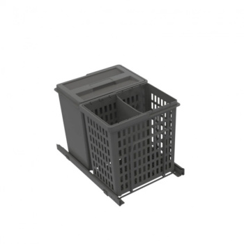 Poubelle De Tri Sélectif - Select Basic Eco - Gris Foncé