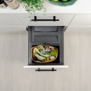 Poubelle De Tri Sélectif - Cube Basic Low - Gris Foncé