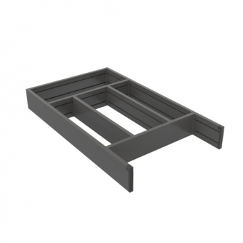 Range Couvert Tiroir Flex Basic - 500 (473mm) - Gris Foncé