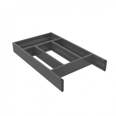 Range Couvert Tiroir Flex Basic - 500 (473mm) - Gris Foncé dans le groupe Rangement / Afficher tout le stockage / Range Couvert chez Beslag Online (230005102)