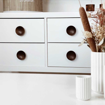 Bouton Olympia - Noyer