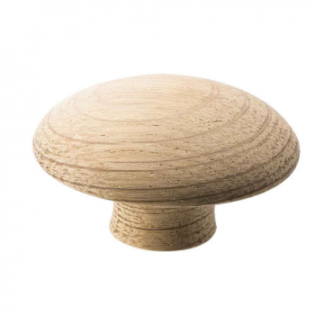 Bouton Mushroom - 50mm - Chêne Non Traité