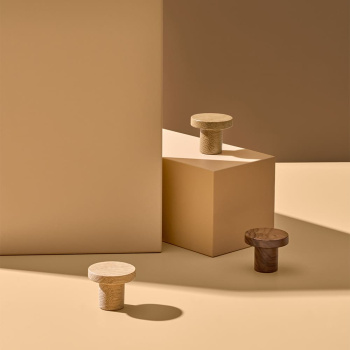 Bouton Circum - 33mm - Chêne non traité
