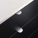 Poignée Profilée Cliff Round - 40mm - Aspect Inoxydable