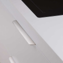 Poignée Profilée Cliff Round - 200mm - Aspect Inoxydable