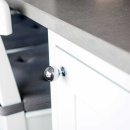 Bouton Lily - Chrome