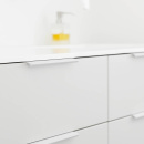 Poignée Profilée Edge Straight - 350mm - Laqué Blanc