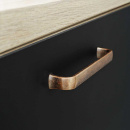 Poignée Common - 160mm - Aspect Inoxydable