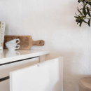 Poignée Profilée Edge Straight - 200mm - Laqué Blanc