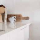 Poignée Profilée Edge Straight - 200mm - Laqué Blanc