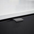 Poignée Profilée Edge Straight - Noir Brossé