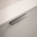 Poignée Profilée Edge Straight - Noir Brossé