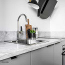 Poignée Profilée Edge Straight - 350mm - Noir Brossé