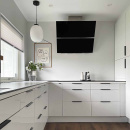 Poignée Profilée Edge Straight - 350mm - Noir Brossé