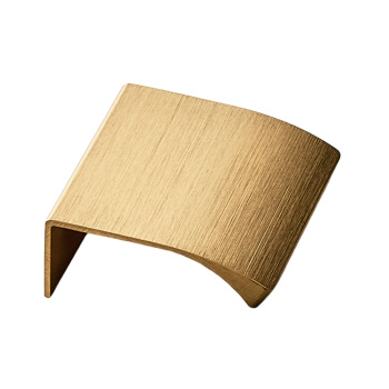 Poignée Profilée Edge Straight - 40mm - Laiton Brossé