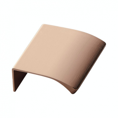 Poignée Profilée Edge Straight - 40mm - Cuivre Brossé dans le groupe Poignées / Couleur/Matériau / Cuivre chez Beslag Online (304164-11)