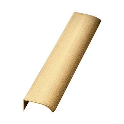 Poignée Profilée Edge Straight - 200mm - Laiton Brossé dans le groupe Poignées / Couleur/Matériau / Laiton chez Beslag Online (304168-11)
