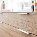 Poignée Profilée Edge Straight - 350mm - Aspect Inoxydable