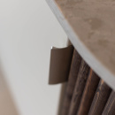 Poignée Profilée Edge Straight - 100mm - Aspect Inoxydable