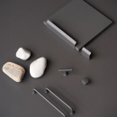 Bouton Skye - Gris Graphite