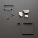 Bouton Skye - Gris Graphite