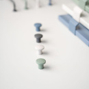 Bouton Skye - Bleu Tempête