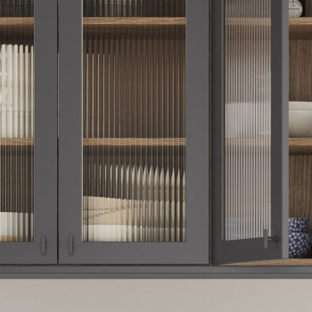 Bouton T Viva - Gris graphite
