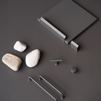 Bouton T Viva - Gris graphite
