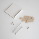 Bouton T Viva - Gris Calcaire