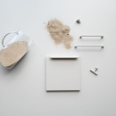 Bouton T Viva - Gris Calcaire