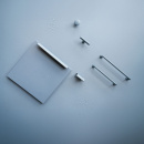 Bouton T Viva - Bleu Tempête