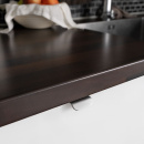 Poignée Profilée Roundy - Aspect Acier Inoxydable