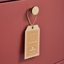 Bouton Copenhagen - 25mm - Laiton Brut/Poli