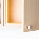 Bouton Copenhagen - 25mm - Plaqué Nickel