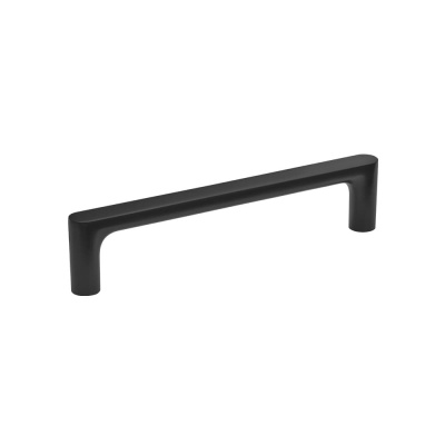 Poignée Vibe Plain - 128mm - Noir Mat dans le groupe Poignées / Couleur/Matériau / Noir chez Beslag Online (308400-11)