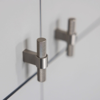 Bouton T Helix - Fini Acier Inoxydable