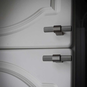 Bouton T Helix - Fini Acier Inoxydable