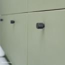 Bouton Helix - 20mm - Noir Mat