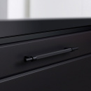 Poignée Pitch - 128 mm - Noir Mat