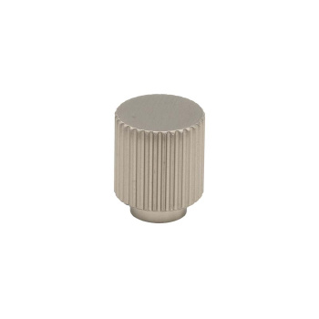 Bouton Helix Stripe - 20mm - Finition Acier Inoxydable