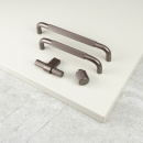 Bouton Helix Stripe - 20mm - Bronze Foncé
