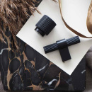 Bouton T Helix Stripe - Noir Mat