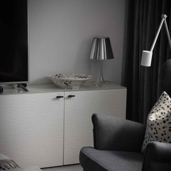 Bouton T Helix Stripe - Noir Mat
