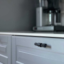 Bouton T Helix Stripe - Noir Mat